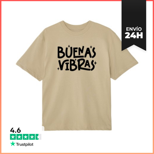 Camiseta Oversize Buenas Vibras LaTostadora - latostadora.com - Modalova