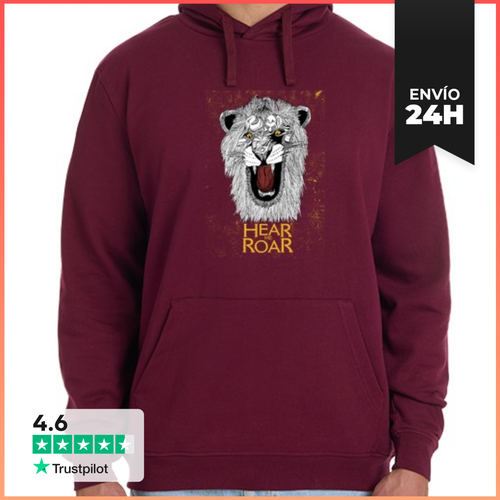 Sudadera Unisex Con Capucha Lannister Hear Me Roar LaTostadora - latostadora.com - Modalova