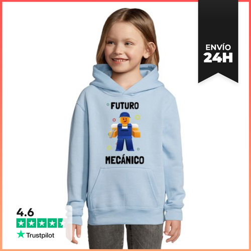 Sudadera Para Niños Con Capucha Futuro Mecánico LaTostadora - latostadora.com - Modalova