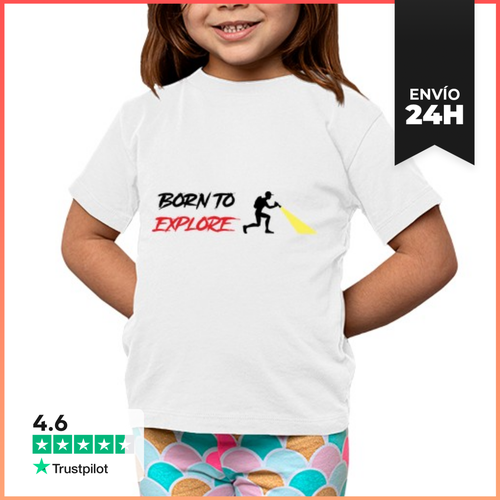 Camiseta Clásica Para Niños Nacido Para Explorar - Urbex - latostadora.com - Modalova