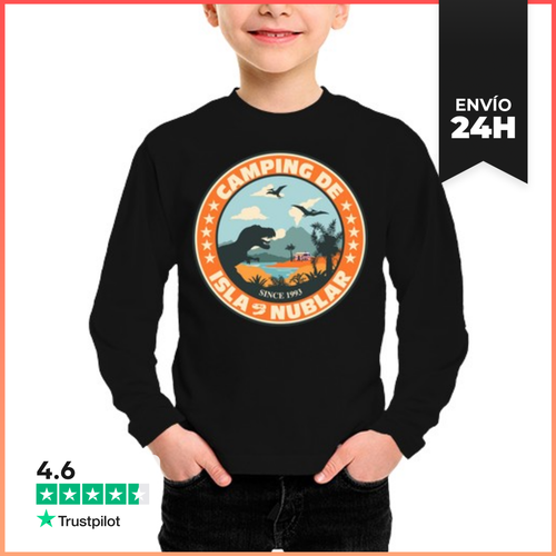 Camiseta Manga Larga Para Niños Camping LaTostadora - latostadora.com - Modalova