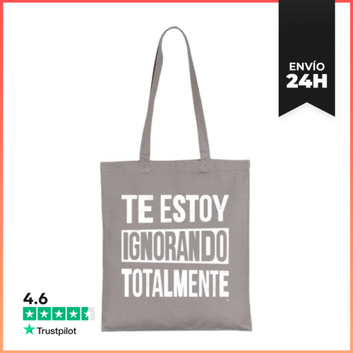 Bolsa De Tela Te Estoy Ignorando Totalmente LaTostadora - latostadora.com - Modalova