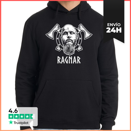 Sudadera Unisex Con Capucha Ragnar (Vikings) LaTostadora - latostadora.com - Modalova