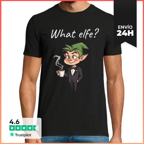 Camiseta Hombre Clásica Qué Elfo LaTostadora - latostadora.com - Modalova