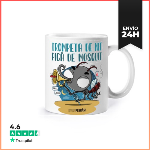 Taza Trompeta De Nit Picà De Mosquit LaTostadora - latostadora.com - Modalova