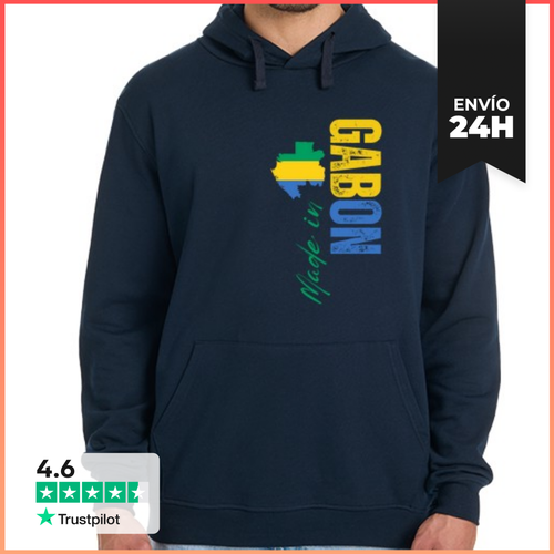 Sudadera Unisex Con Capucha Hecho En Gabón, Orgullo Gabonés - latostadora.com - Modalova