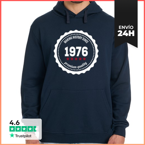Sudadera Unisex Con Capucha Making History Since 1976 Sudadera - latostadora.com - Modalova