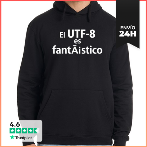 Sudadera Unisex Con Capucha UTF-8 LaTostadora - latostadora.com - Modalova