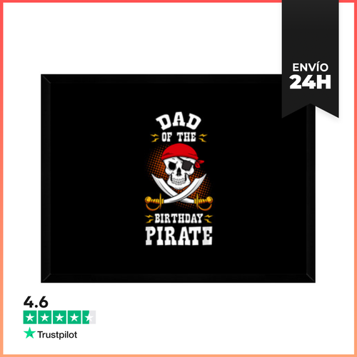 Cuadro Con Marco Horizontal Papá Uno Primer Cumpleaños A Juego - latostadora.com - Modalova