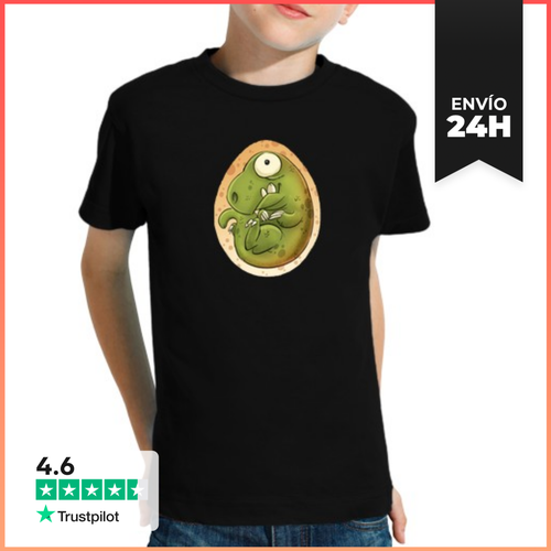Camiseta Clásica Para Niños Dinosaurio Huevo LaTostadora - latostadora.com - Modalova