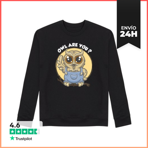 Sudadera Unisex Búho Eres Tu LaTostadora - latostadora.com - Modalova
