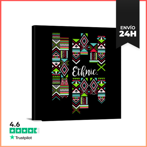Lienzo Cuadrado Ethnic LN LaTostadora - latostadora.com - Modalova