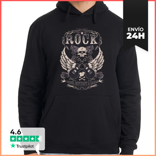 Sudadera Unisex Con Capucha ROCK LaTostadora - latostadora.com - Modalova