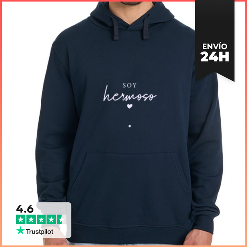 Sudadera Unisex Con Capucha Soy Hermoso Fo LaTostadora - latostadora.com - Modalova