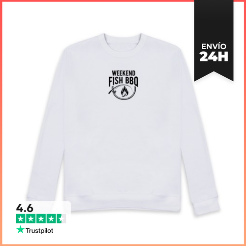 Sudadera Unisex Barbacoa De Pescado De Fin De Semana Caña De - latostadora.com - Modalova