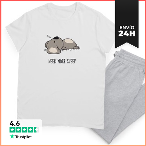 Pijama Necesito Dormir Mas LaTostadora - latostadora.com - Modalova