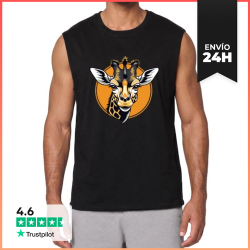 Camiseta Sin Mangas Jirafa LaTostadora - latostadora.com - Modalova