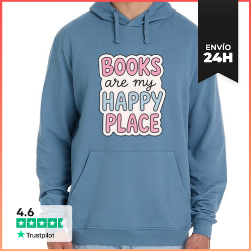 Sudadera Unisex Con Capucha Los Libros De Pegatinas Son Mi Lugar - latostadora.com - Modalova