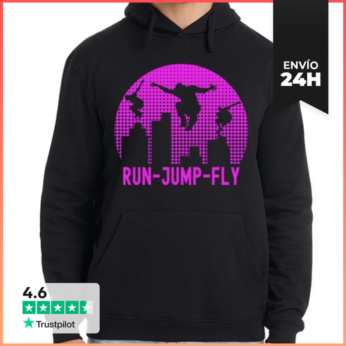 Sudadera Unisex Con Capucha Parkour Correr Saltar Volar Correr - latostadora.com - Modalova