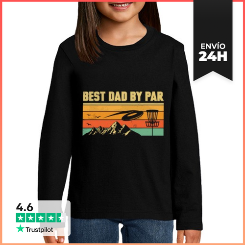 Camiseta Manga Larga Para Niños Papá Divertido De Disco Golf - latostadora.com - Modalova
