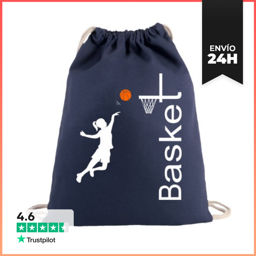 Mochila Saco Con Cuerdas BASKET NIÑA BLANCO LaTostadora - latostadora.com - Modalova