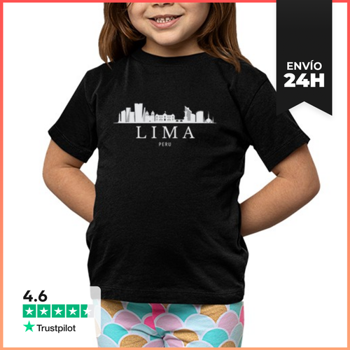 Camiseta Clásica Para Niños Horizonte De Lima, Lima Perú - latostadora.com - Modalova