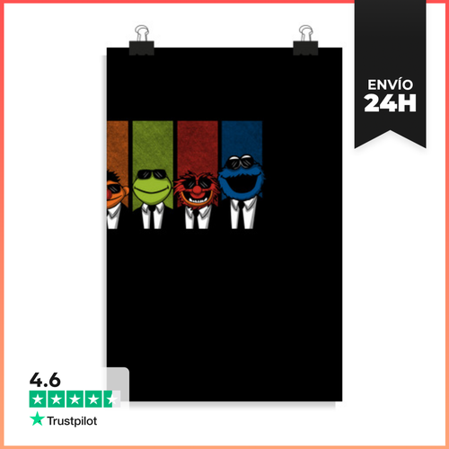 Póster Vertical Reservoir Muppets V2 LaTostadora - latostadora.com - Modalova