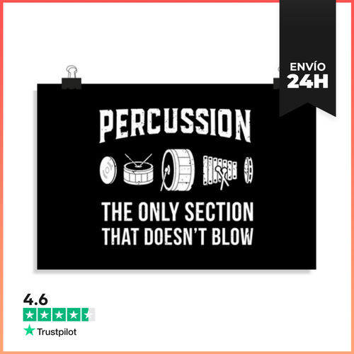 Póster Horizontal Banda De Marcha Para Bateristas En LaTostadora - latostadora.com - Modalova