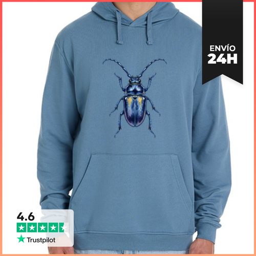 Sudadera Unisex Con Capucha Escarabajo LaTostadora - latostadora.com - Modalova