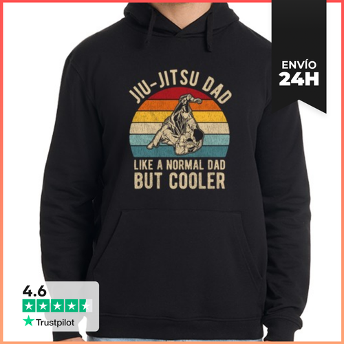 Sudadera Unisex Con Capucha Camisa Retro Jiu Jitsu Papá Bjj - latostadora.com - Modalova