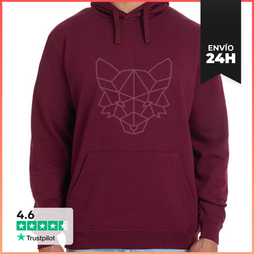 Sudadera Unisex Con Capucha Poly Fox Line Light LaTostadora - latostadora.com - Modalova