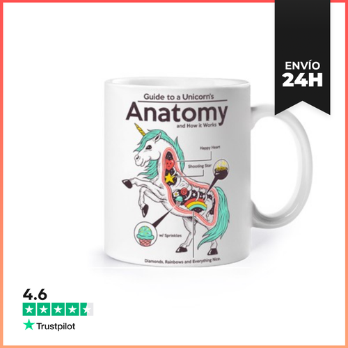 Taza Anatomía De Un Unicornio LaTostadora - latostadora.com - Modalova