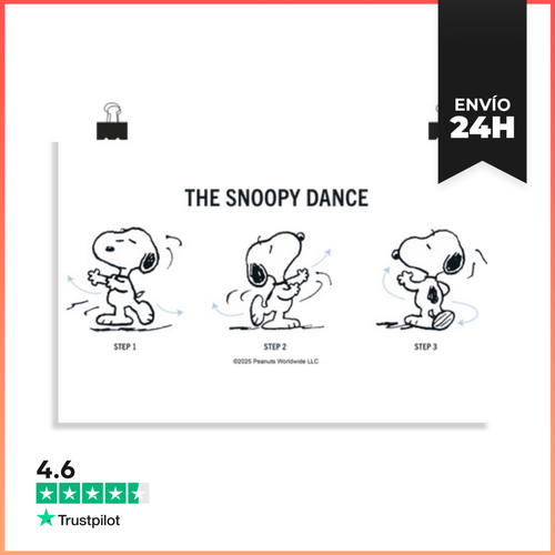Póster Horizontal The Snoopy Dance LaTostadora - latostadora.com - Modalova
