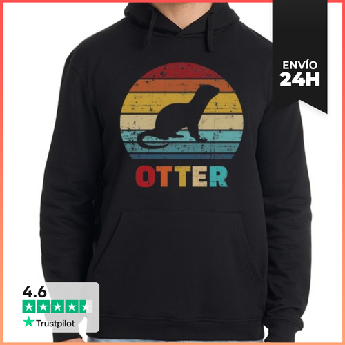 Sudadera Unisex Con Capucha Nutria Vintage LaTostadora - latostadora.com - Modalova