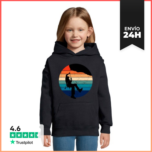 Sudadera Para Niños Con Capucha Rappel De Escalada En Roca - latostadora.com - Modalova