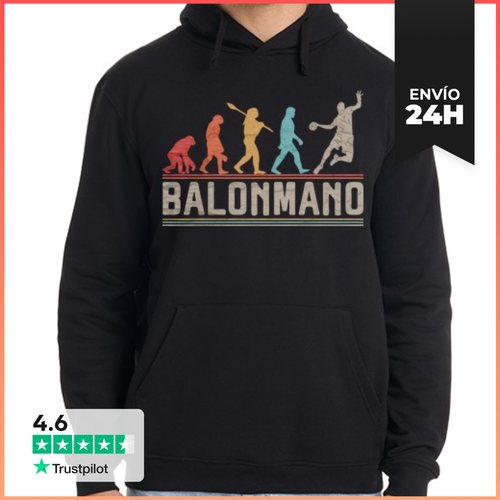 Sudadera Unisex Con Capucha Evolución Del Balonmano Balonmano - latostadora.com - Modalova