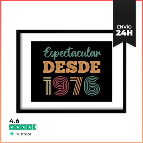 Cuadro Con Marco Horizontal ESPECTACULAR DESDE 1976 LaTostadora - latostadora.com - Modalova