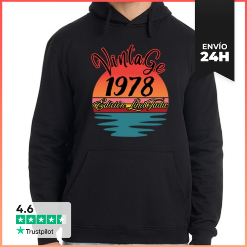 Sudadera Unisex Con Capucha Vintage 1978 Edición Limitada Regalo - latostadora.com - Modalova