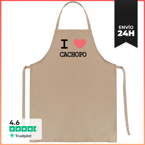 Delantal I Love Cachopo LaTostadora - latostadora.com - Modalova