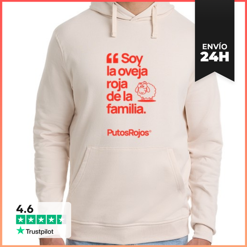 Sudadera Unisex Con Capucha Sudadera OvejaRoja LaTostadora - latostadora.com - Modalova