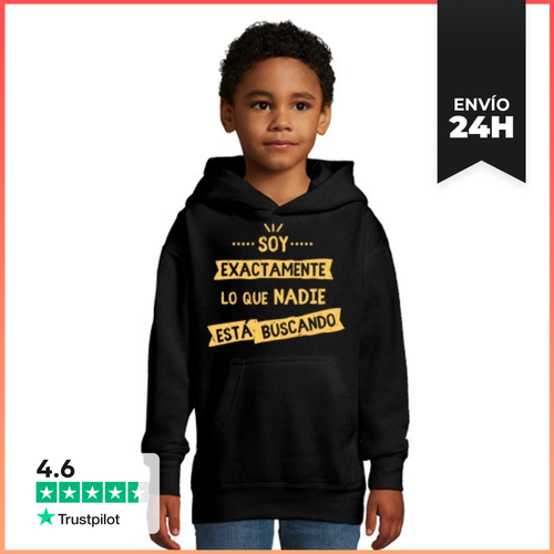 Sudadera Para Niños Con Capucha Soy Exactamente... LaTostadora - latostadora.com - Modalova