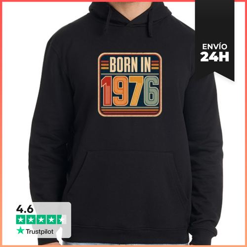 Sudadera Unisex Con Capucha Born In 1976 Birthday Gift - latostadora.com - Modalova