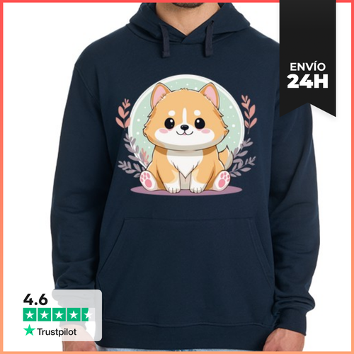 Sudadera Unisex Con Capucha Perro Kawaii LaTostadora - latostadora.com - Modalova