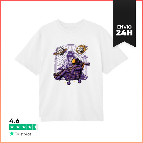 Camiseta Oversize Lista De Compras Lunar LaTostadora - latostadora.com - Modalova