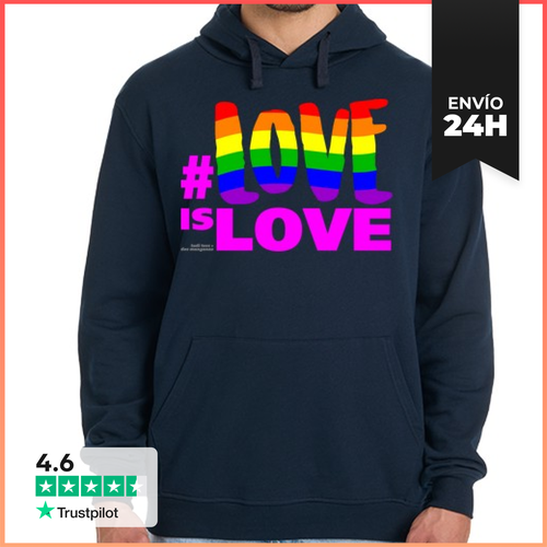 Sudadera Unisex Con Capucha Love Is Love LaTostadora - latostadora.com - Modalova