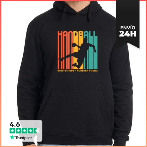 Sudadera Unisex Con Capucha Balonmano Nacido En 1898 Para - latostadora.com - Modalova