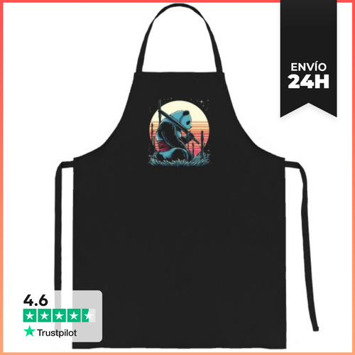 Delantal Panda Samurái LaTostadora - latostadora.com - Modalova