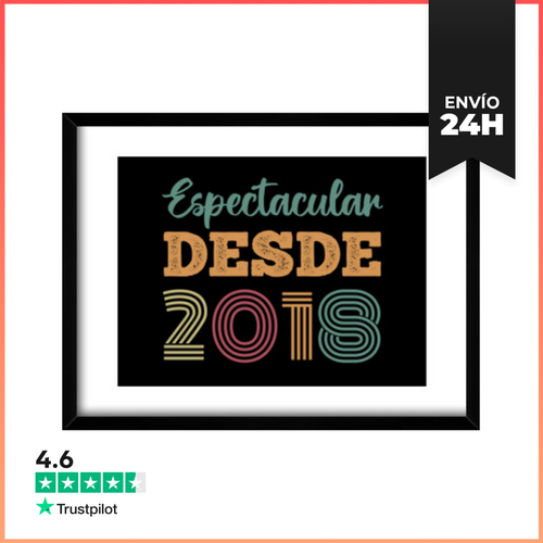 Cuadro Con Marco Horizontal ESPECTACULAR DESDE 2018 LaTostadora - latostadora.com - Modalova