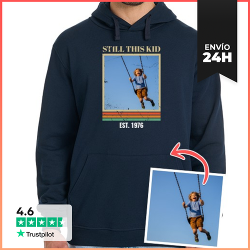 Sudadera Unisex Con Capucha Sudadera Still This Kid Foto Y Texto - latostadora.com - Modalova