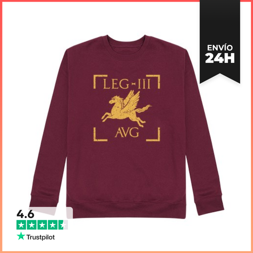 Sudadera Unisex Legio Iii Augusta Pegasus Emblema Legió - latostadora.com - Modalova